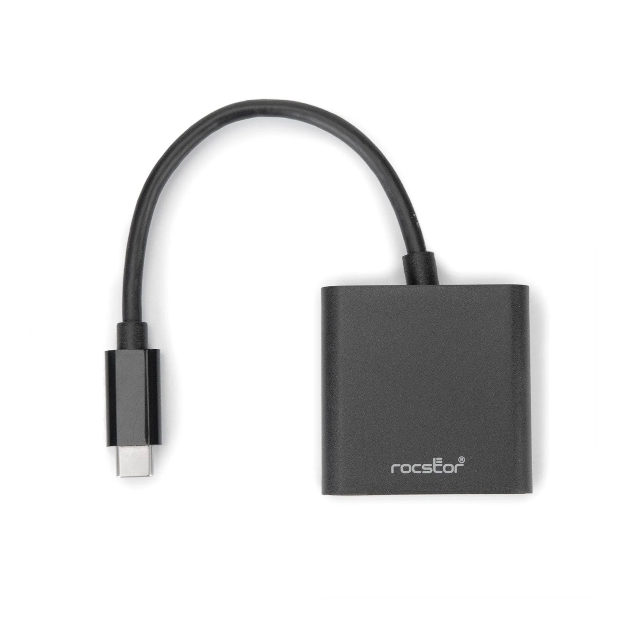 Rocstor Y10C135-B1 1920x1200 USB-C to DVI Video Adapter