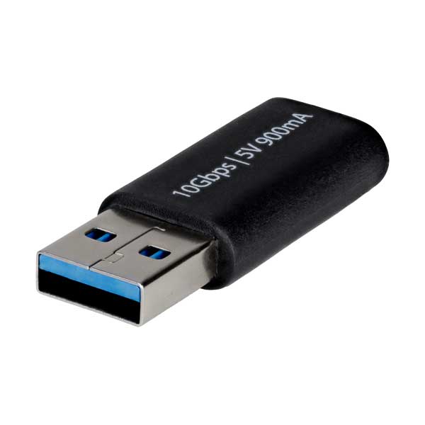 StarTech USB-A to USB-C Adapter | 10Gbps |5V 900mA | U32AMCFUSBADAPT