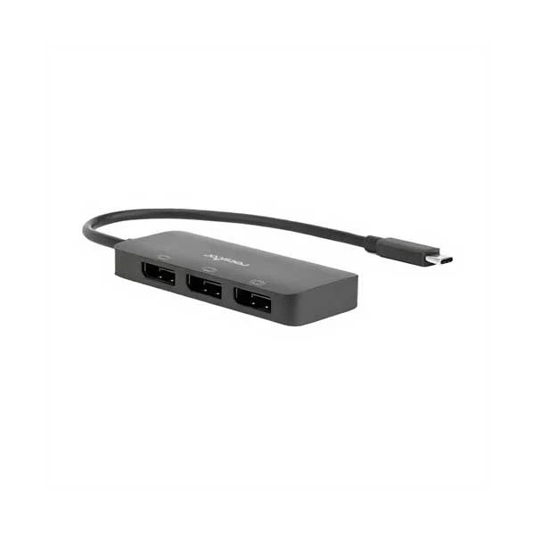 Rocstor USB Type-C 4K Tripple DisplayPort Adapter | 3x DisplayPort 4K Ports | DP 1.4 Alt Mode | Y10A303-B1