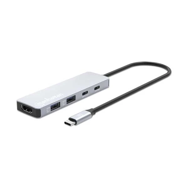 Manhattan USB-C PD 5-in-1 HDMI 4K Docking Station / Multiport Hub (190411)