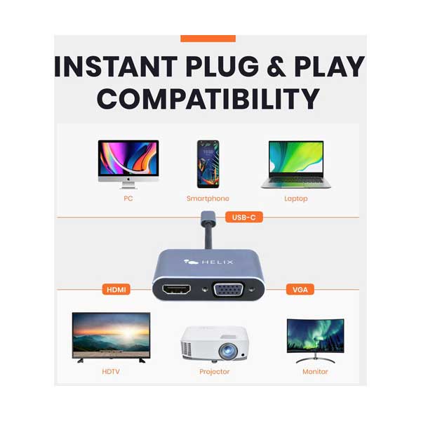 614-helix-ethadpchv-4k-ultra-hd-usb-c-to-hdmi-and-vga-adapter-5.jpg Helix ETHADPCHV 4K Ultra-HD USB-C to HDMI and VGA Adapter
