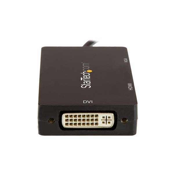 StarTech CDPVGDVHDBP 3-in-1 4K USB-C Multiport Travel Video Adapter with VGA, DVI, and HDMI