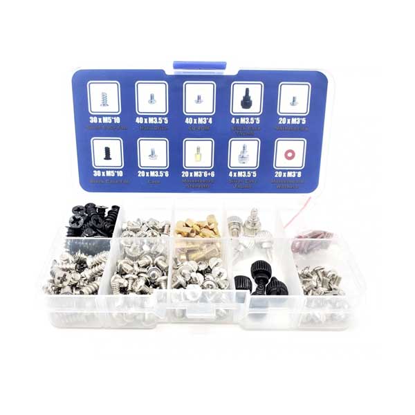 680-micro-connectors-scw-296pc-228-piece-pc-computer-screws-assortment-kit-for-computer-hard-drive-motherboard-standoffs-fan-cd-rom-assembling-1.jpg Micro Connectors SCW-296PC 228 Piece PC Computer Screws Assortment Kit for Computer Hard Drive Motherboard Standoffs Fan CD-ROM Assembling