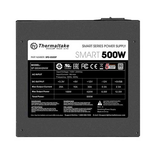 Thermaltake Smart Series 500W Power Supply