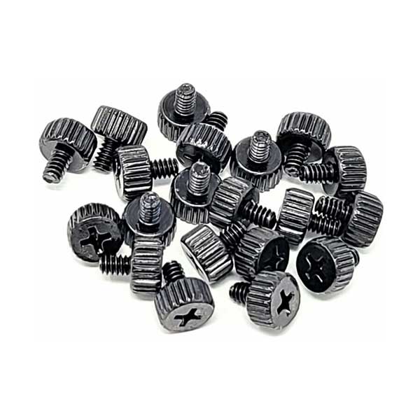 737-micro-connectors-scw-20m355b-20-pack-black-6-32x5-m3.5-pc-computer-case-thumb-screws-1.jpg Micro Connectors SCW-20M355B 20-Pack Black 6#-32x5 M3.5 PC Computer Case Thumb Screws