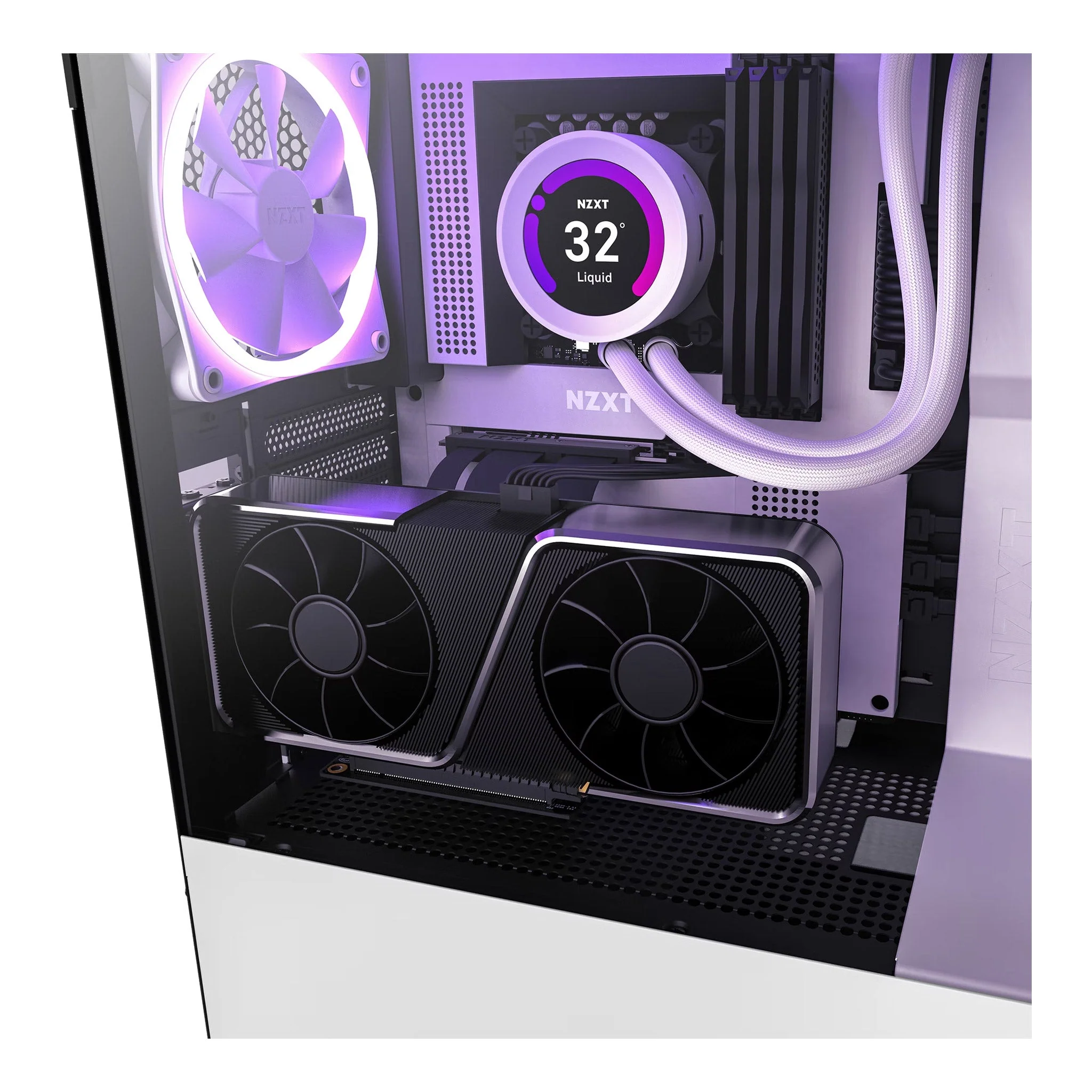 NZXT AB-RC200-B1 200mm H7 PCIe Gen 4 GPU Riser Cable