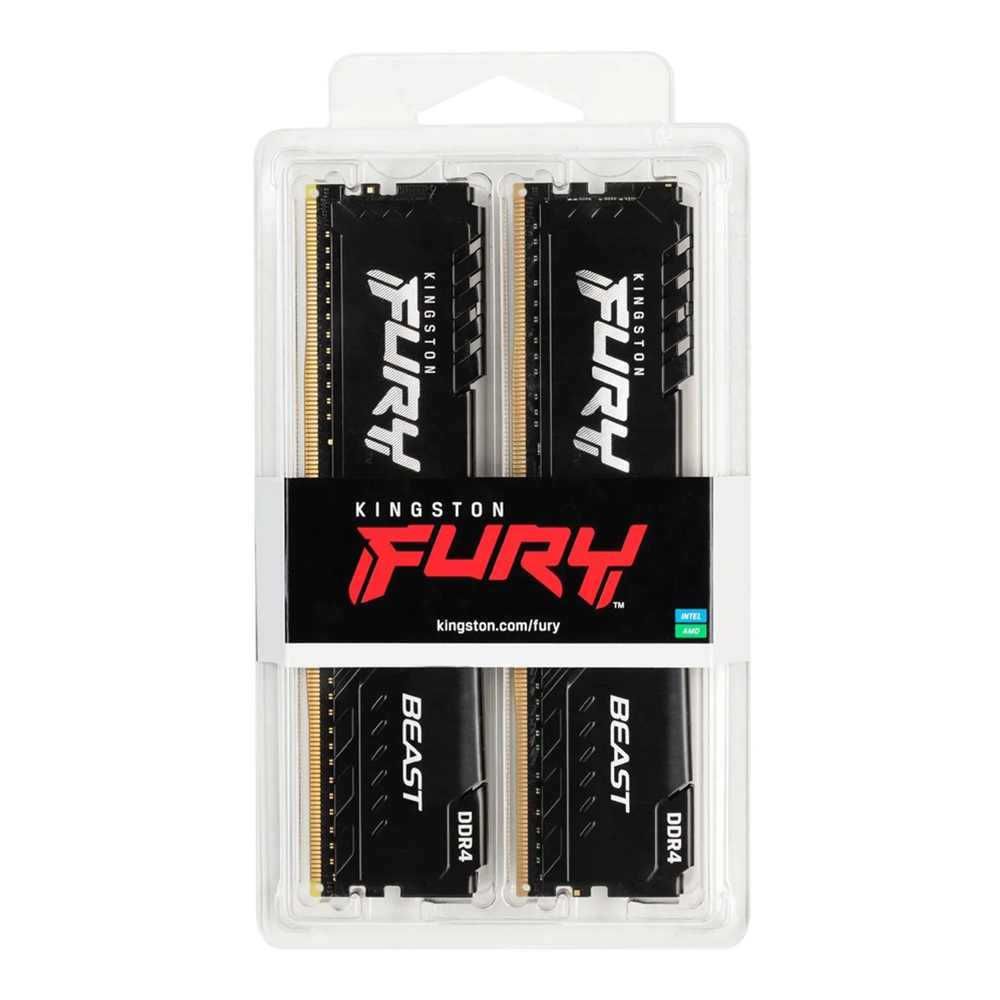 Kingston KF432C16BB1K2/32 Kingston FURY Beast 32GB (2x16GB) DDR4 3200MHz SDRAM Memory Kit
