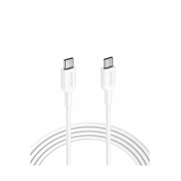 Anker A8482H21-1 Powerline II USB C to USB C 2.0 Cable 6ft White