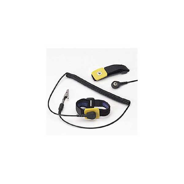 836-statico-economy-adjustable-wrist-grounding-strap-with-6-coiled-cord-clip-1.jpg Statico Economy Adjustable Wrist Grounding Strap with 6' Coiled Cord & Clip