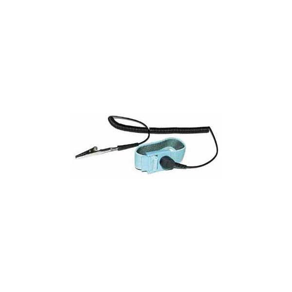 841-statico-adjustable-wrist-grounding-strap-with-6-coiled-cord-1.jpg Statico Adjustable Wrist Grounding Strap with 6' Coiled Cord