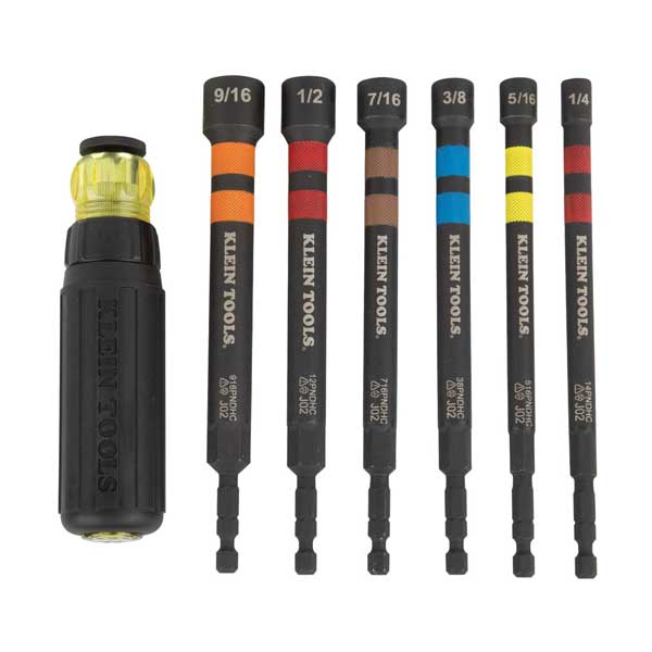 874-klein-tools-6-piece-hollow-magnetic-color-coded-ratcheting-power-nut-drivers-32950-1.jpg Klein Tools 6-Piece Hollow Magnetic Color-Coded Ratcheting Power Nut Drivers (32950)