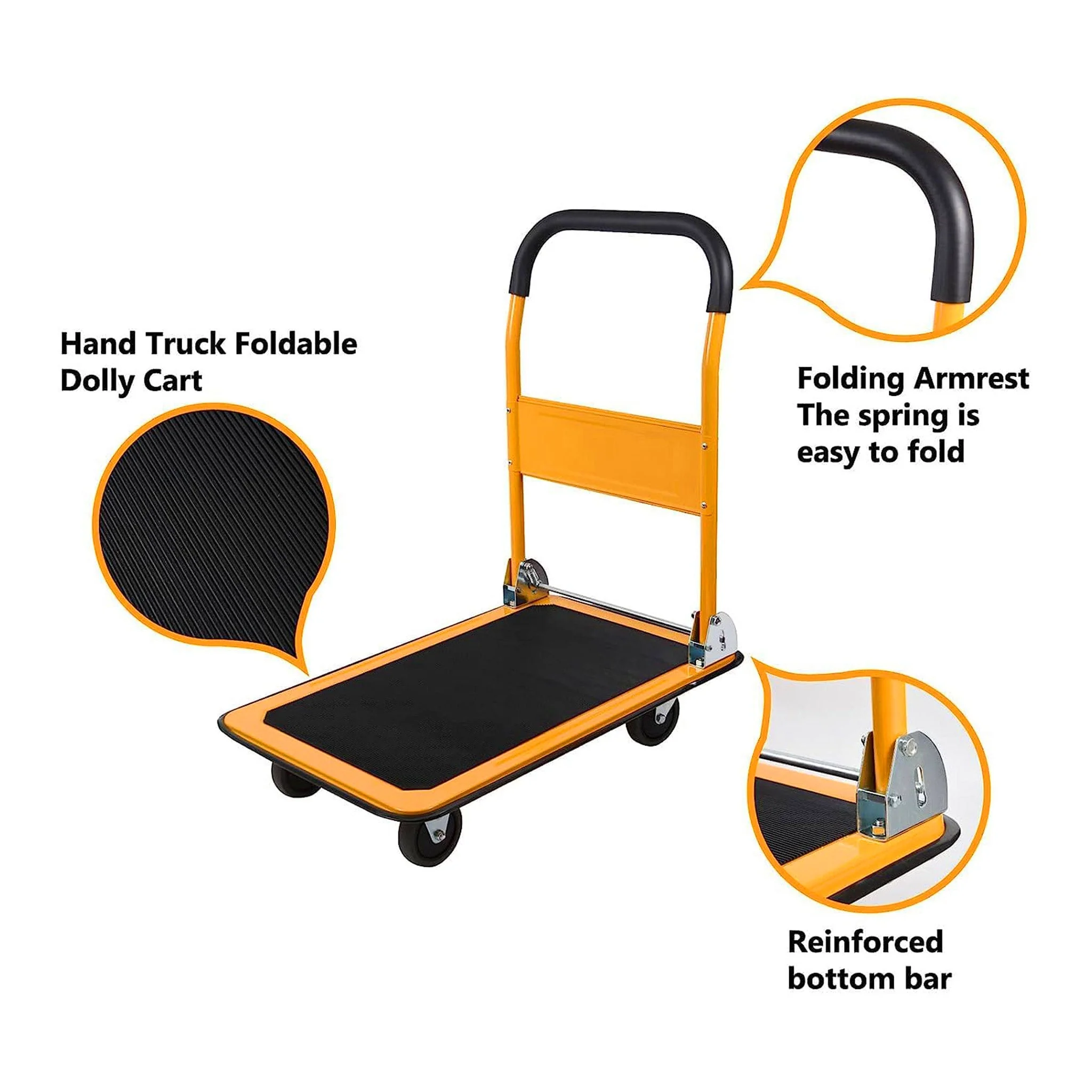 877-altex-preferred-mfg-4-wheel-foldable-platform-truck-push-cart-with-330lbs-capacity-yellow-3.webp Altex Preferred MFG 4-Wheel Foldable Platform Truck Push Cart with 330lbs Capacity - Yellow