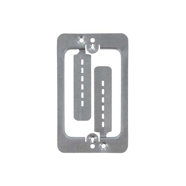 900-metal-single-gang-mounting-plate-brackets-w-screws-1.jpg Metal Single Gang Mounting Plate Brackets w/ Screws