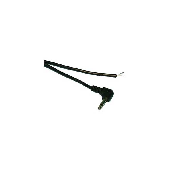 909-3.5mm-right-angle-mono-plug-to-bare-wire-1.jpg 3.5mm Right Angle Mono Plug to Bare Wire