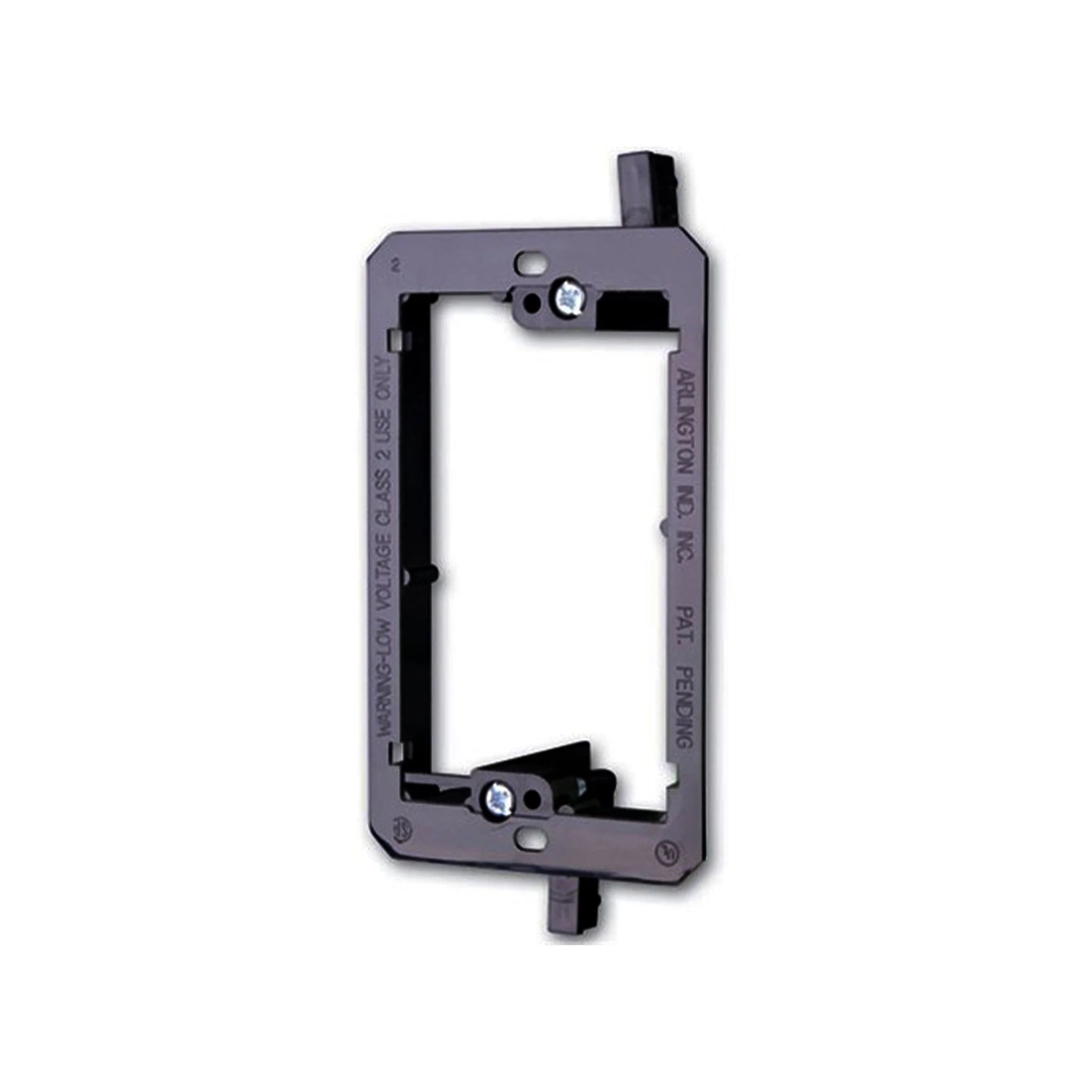 918-vanco-lv1-pvc-low-voltage-single-gang-mounting-bracket-1.webp Vanco LV1 PVC Low Voltage Single Gang Mounting Bracket