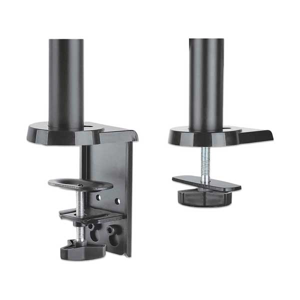 Manhattan 461597 17" - 32" Universal Gas Spring Dual Monitor Mount