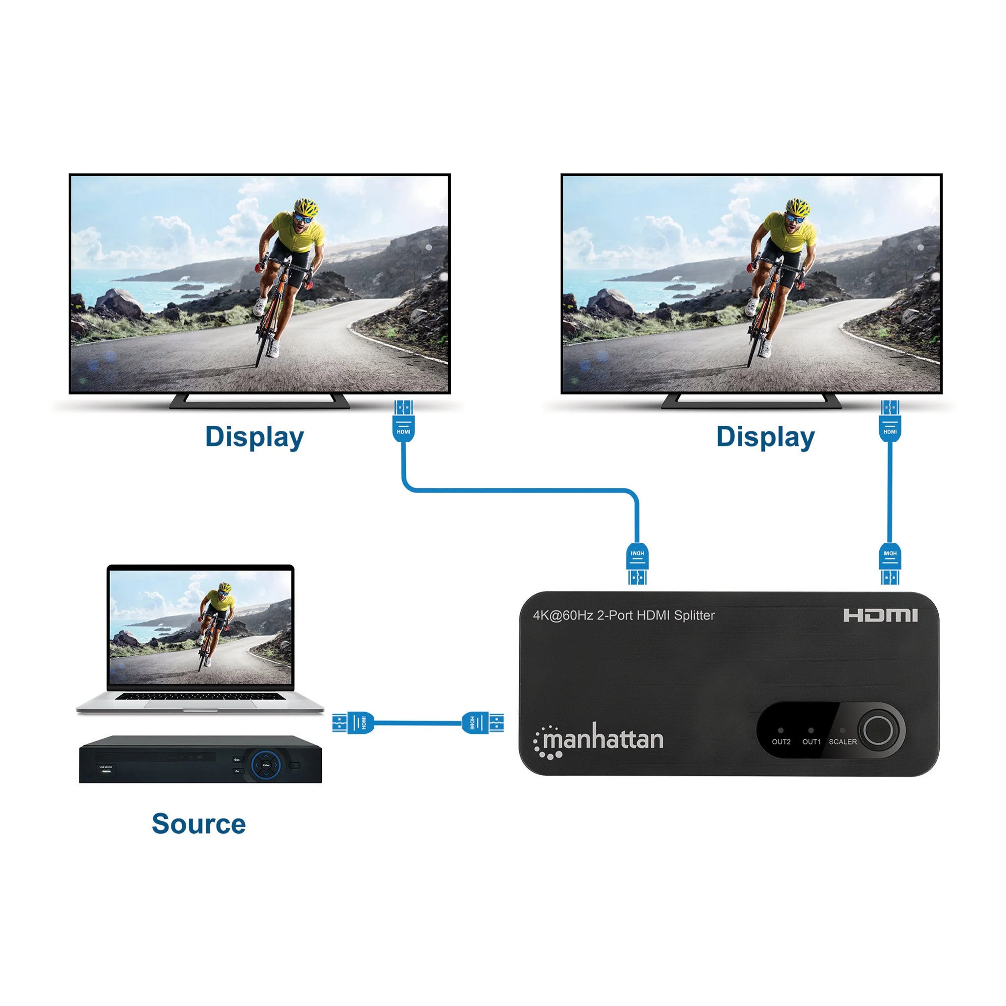 945-manhattan-207614-2-port-18gbps-4k-hdmi-splitter-5.webp Manhattan 207614 2-Port 18Gbps 4K HDMI Splitter