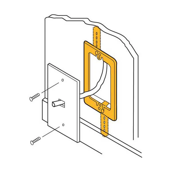949-single-gang-mounting-plate-bracket-2.webp Single Gang Mounting Plate Bracket
