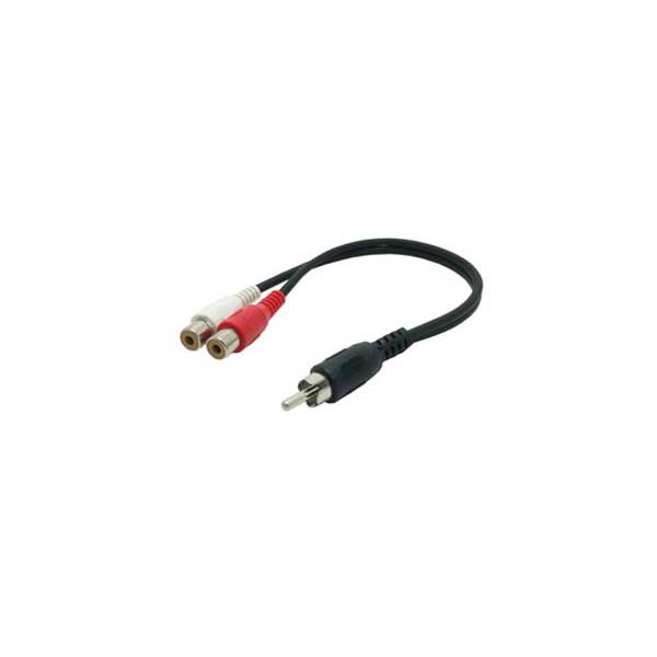 991-6-rca-plug-to-2-rca-jacks-y-adapter-1.jpg 6" RCA Plug to 2 RCA Jacks Y-Adapter