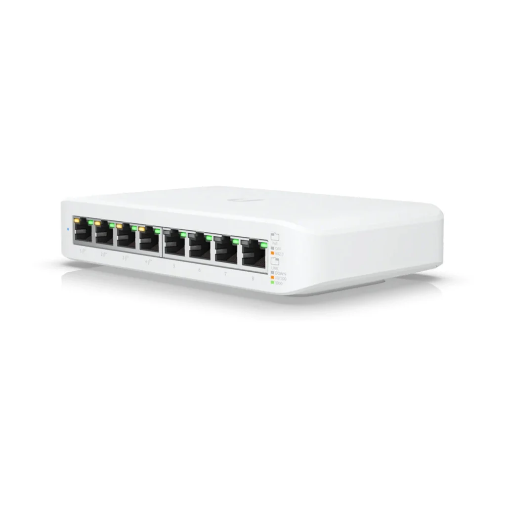 ubiquiti usw lite 8 poe 8 port unifi switch lite 8 poe with four auto sensing 8023at poe 164934 1
